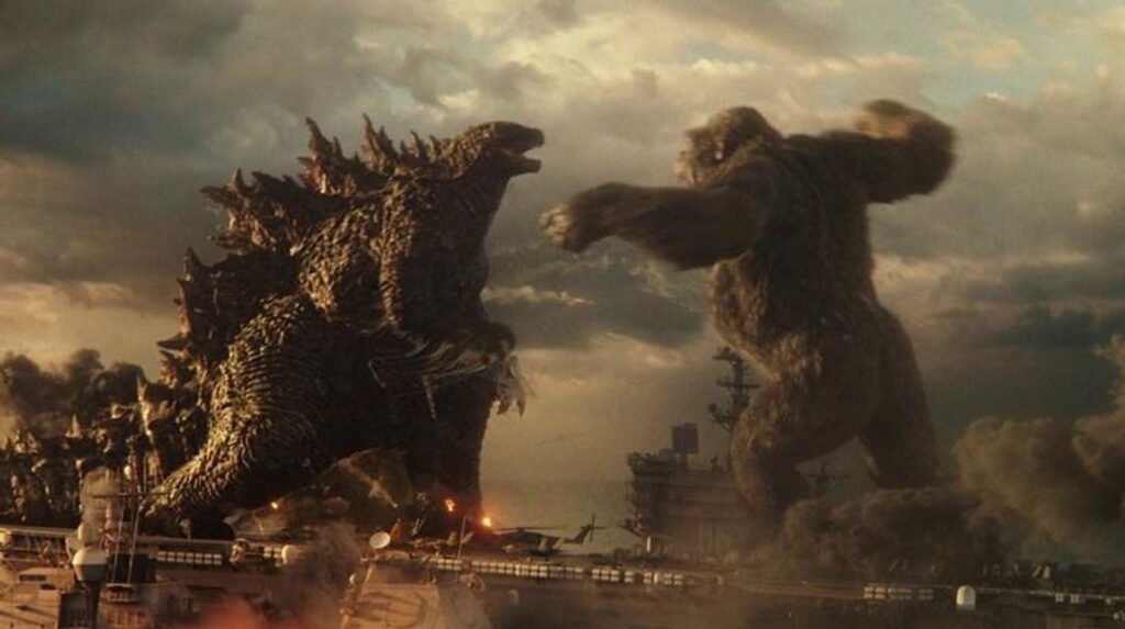 VFX work in Godzilla x kong